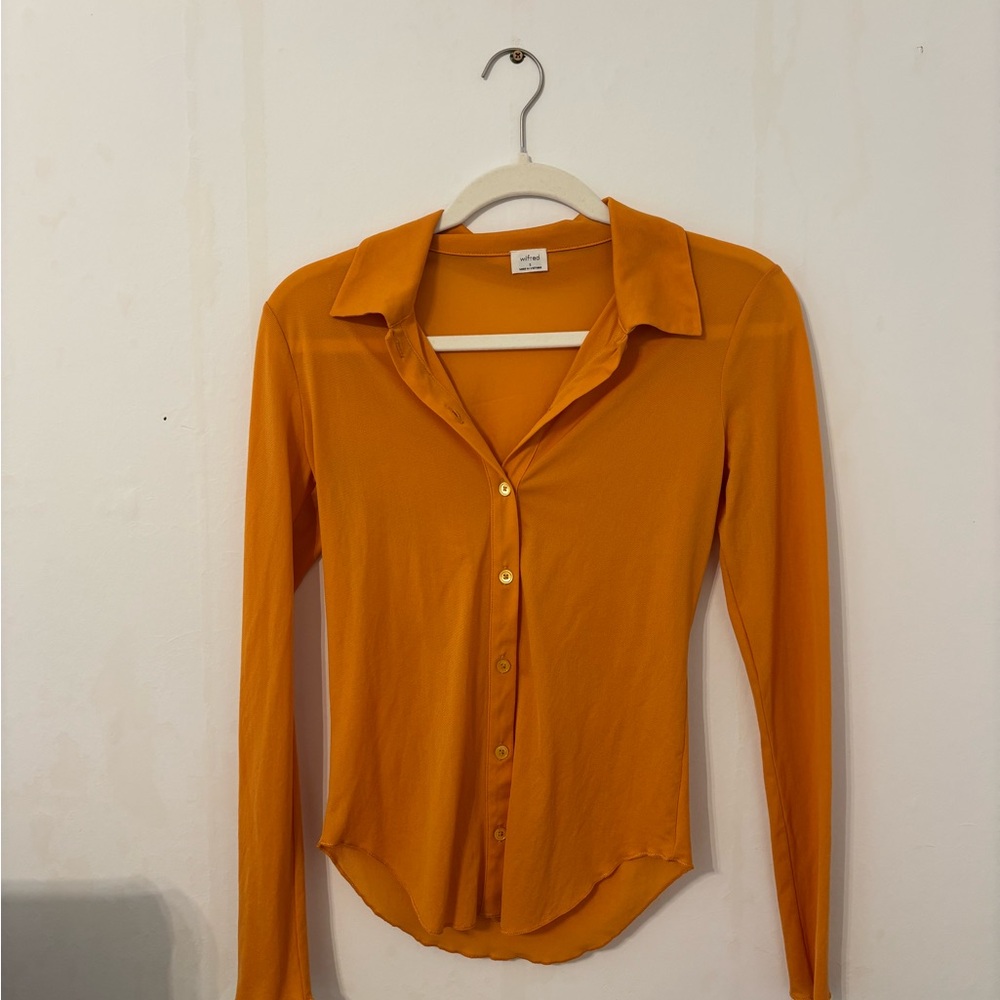 Aritiza Wilfred POSE HIP LONGSLEEVE
Mesh Orange - Picture 4 of 4